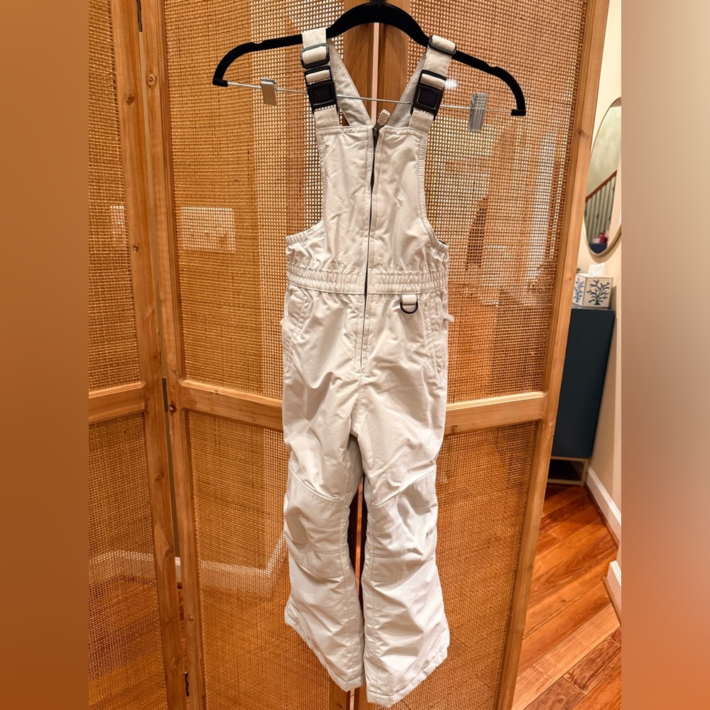Lands' End Gray Snow Bib Overalls